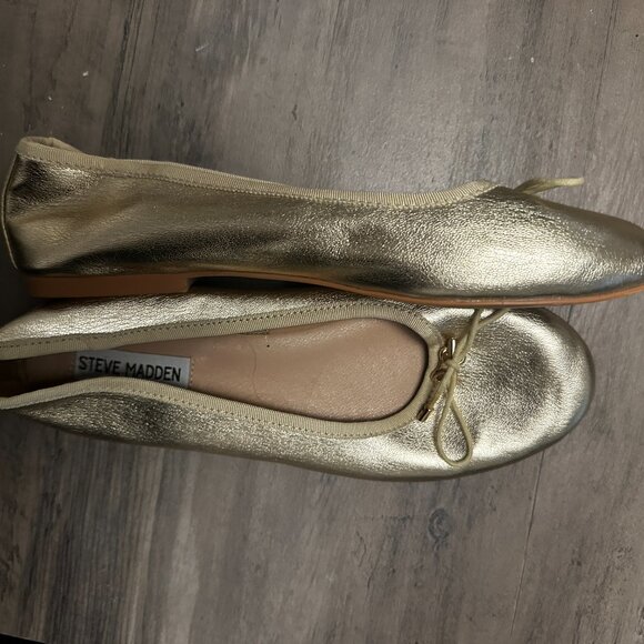 Steve Madden Gold Ballet Flats – Women’s Size7.5 - Picture 4 of 4